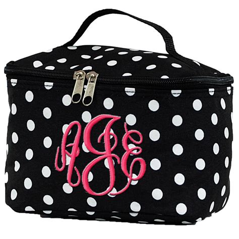 monogrammed makeup bag|cheap monogrammed cosmetic bags.